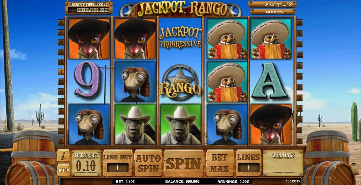 Jackpot Rango Slot Gameplay