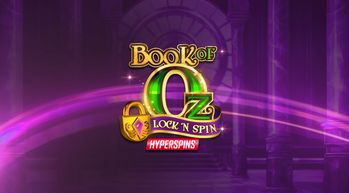 Book of Oz Lock N Spin Slot Banner